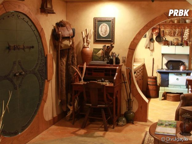 É impossível não se imaginar dentro de "O Hobbit" nessa casa