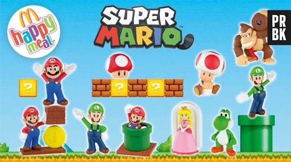 Mc Donald's vai distribuir brindes de "Super Mario" junto com MC Lanche Feliz em novembro