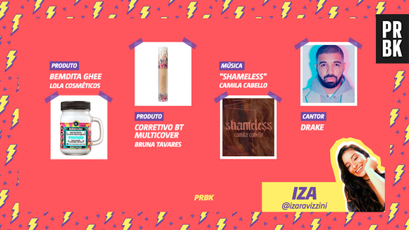 Viciei do Purebreak: Iza indica máscara Bemdita Ghee, da Lola, corretivo da linha Bruna Tavares e muito mais