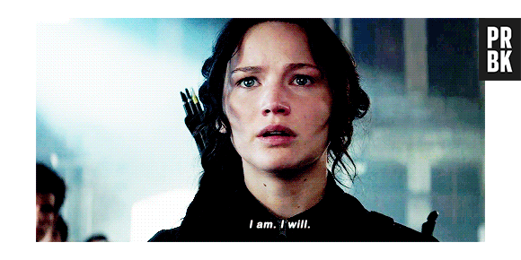 Eddy: "Vai lutar, Katniss? Está aqui para lutar com a gente?"
Katniss Everdeen: "Eu estou. Eu vou."