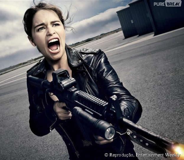 Emilia Clarke aparece incrível no papel de Sarah Connor