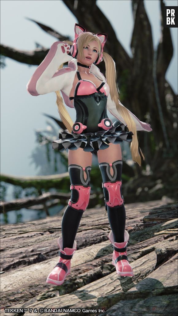 Imagem de Lucky Chloe, a nova lutadora que estará em "Tekken 7"