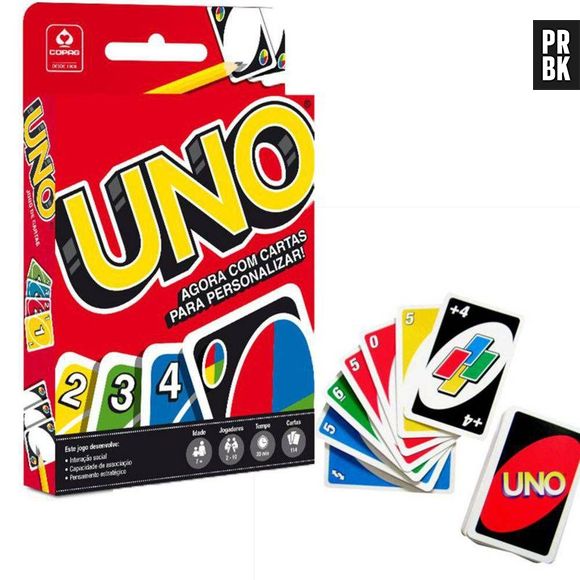 O jogo UNO requer estratégia e ser bom de cálculo. Vence quem ficar primeiro sem cartas nas mãos